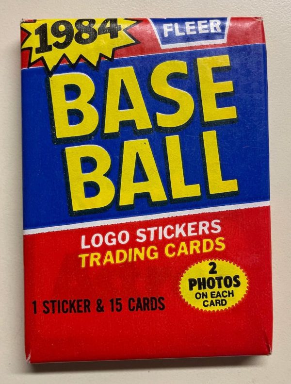 1984 fleer baseball pack