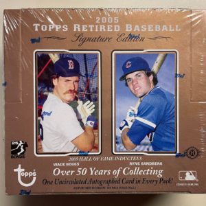 2005 topps retired box break