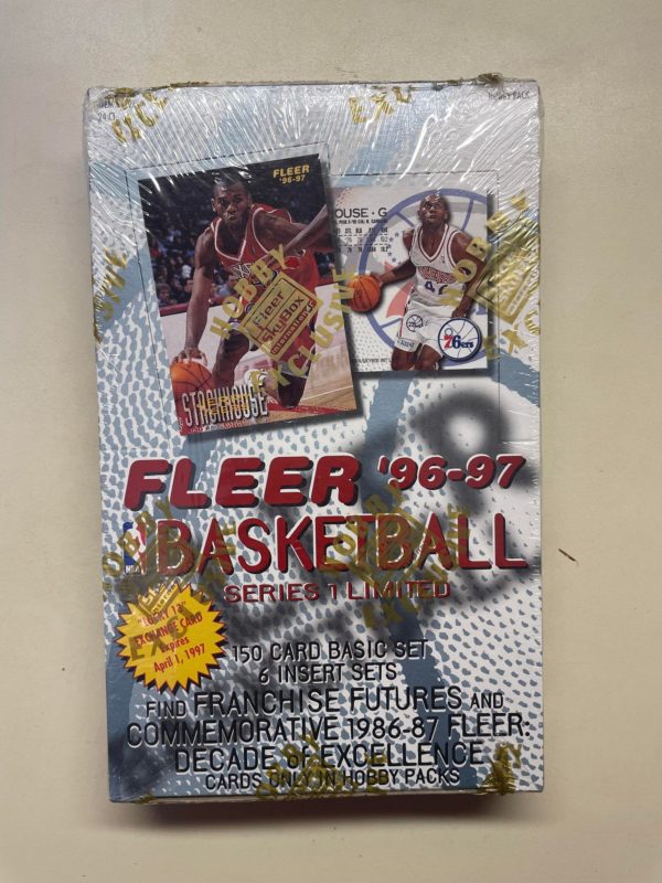 1996 fleer basketball series 1 box