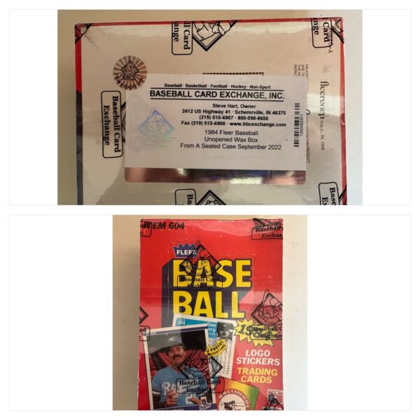 1984 fleer bbce fasc box