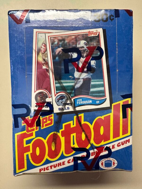 1982 rvp football wax box