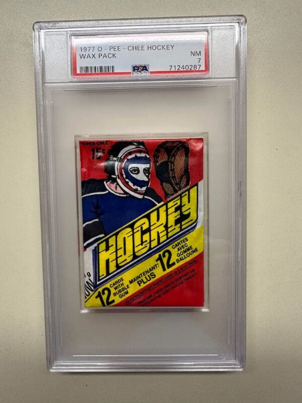 1977 OPC Hockey PSA 7 Wax pack