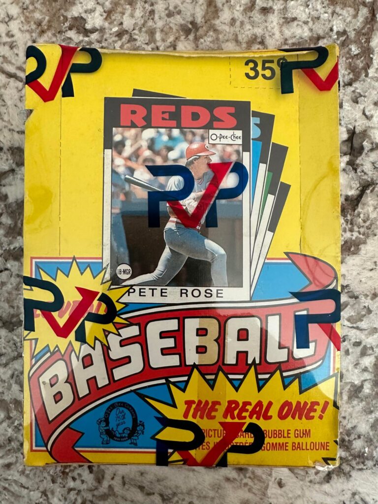 1986 Opc Baseball Rvp Authentic Unopened Wrapped Wax Box - Ripping 