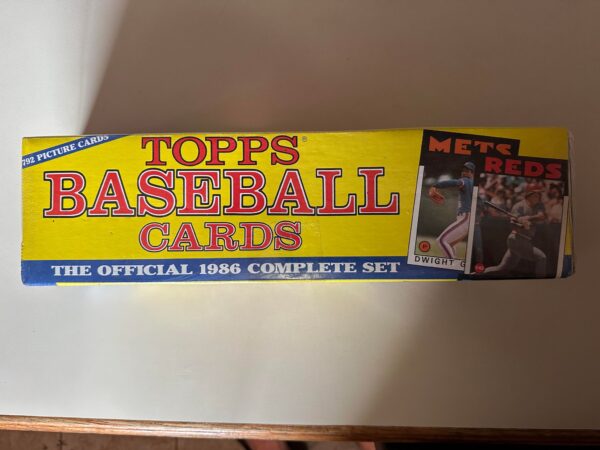 1986 Topps Baseball Factory Sealed Christmas Set