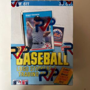 1987 fleer baseball box