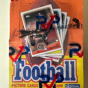 1988 Topps Football RVP Authentic Unopened Wrapped Wax Box.  This Box is a X-out Box