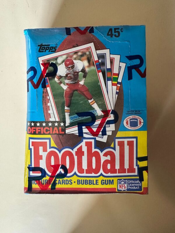 1989 topps football box