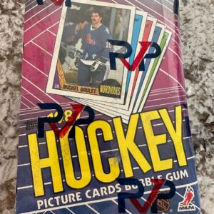 1987 topps hockey box
