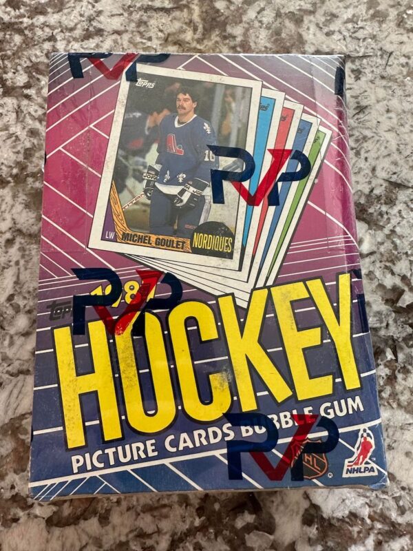 1987 topps hockey box