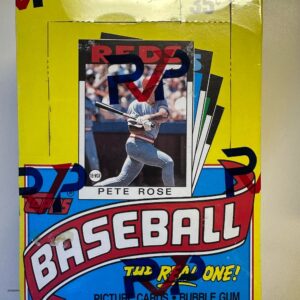 1986 topps box