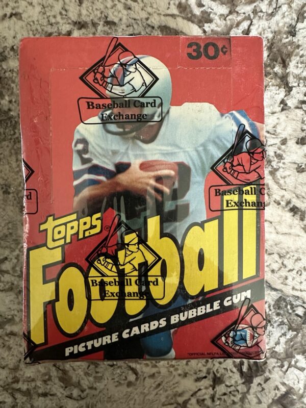 1981 Topps Football BBCE Wrapped Wax Box