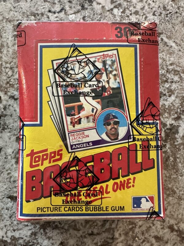 1983 Topps Baseball BBCE Wrapped Wax Box