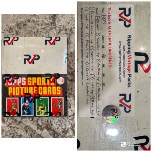 1983 Topps Football RVP Authentic Wrapped Rack Box With Stars!