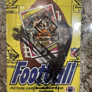 1984 Topps Football BBCE X-Out Wax Box