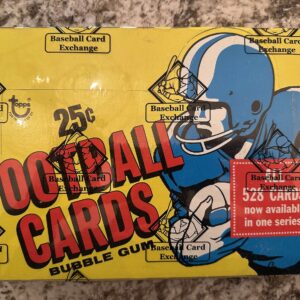 1976 Topps Football BBCE Cello Box