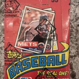 1985 Topps Baseball BBCE Wax Box