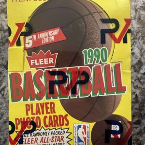 1990 Fleer Basketball RVP Authentic Wrapped Wax Box