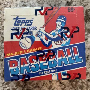 1986 Topps Baseball RVP Authentic Unopened Wrapped Cello Box