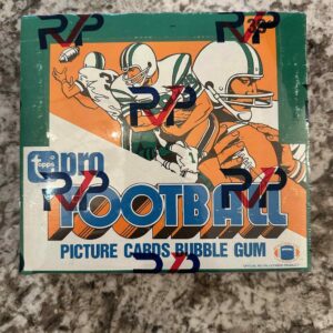 1980 Topps Football RVP Authentic Wrapped Cello Box