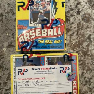 1986 Topps Baseball RVP FASC Wax Box