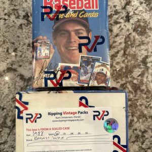 1988 Donruss Basball RVP FASC Wax Box