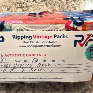 1981 Topps Football Group of 12 Grocery Racks RVP Wrapped.