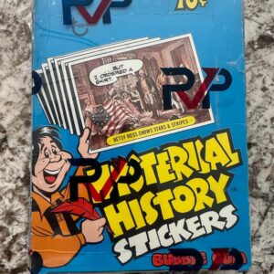1976 Topps Hysterical History RVP Authentic Wrapped Wax Box