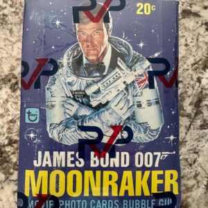 1979 Topps James Bond Moonraker RVP Authentic Wrapped Wax Box