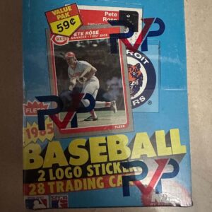1985 Fleer Baseball RVP Authentic Unopened Wrapped Cello Box