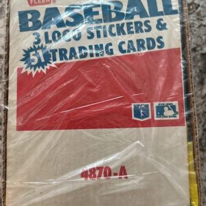1987 Fleer Baseball Rack Box