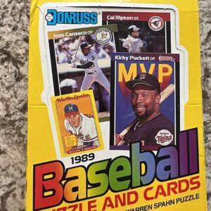 1989 Donruss Baseball Wax Box