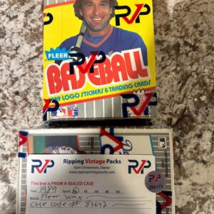 1989 Fleer Baseball RVP FASC 83642 Wax Box