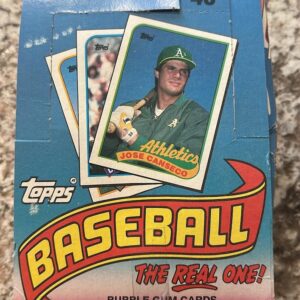1989 Topps Baseball Wax Box
