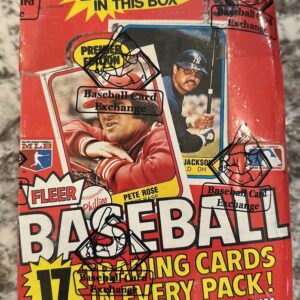 1981 Fleer Baseball BBCE Wax Box