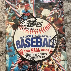 1981 Topps Baseball BBCE Wax Box
