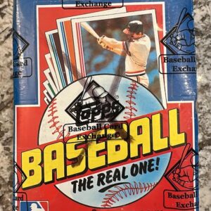 1982 Topps Baseball BBCE Wax Box