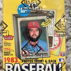 1983 Fleer Baseball BBCE Cello Box