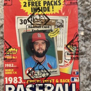 1983 Fleer Baseball BBCE Wax Box