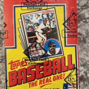 1983 Topps Baseball BBCE Michigan Wax Box