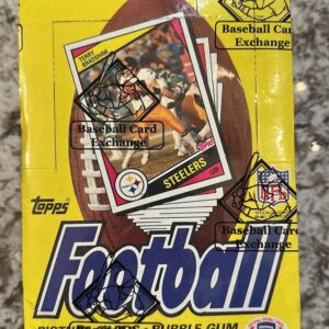 1984 Topps Football BBCE Non X-Out Wax Box