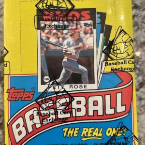 1986 Topps Baseball BBCE Wax Box