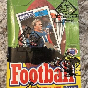 1987 Topps Football BBCE X-Out Wax Box